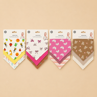 Single 3 pcs bandana bib set boys and girls