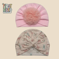 Baby Girl Turban Cap (pack of 2)