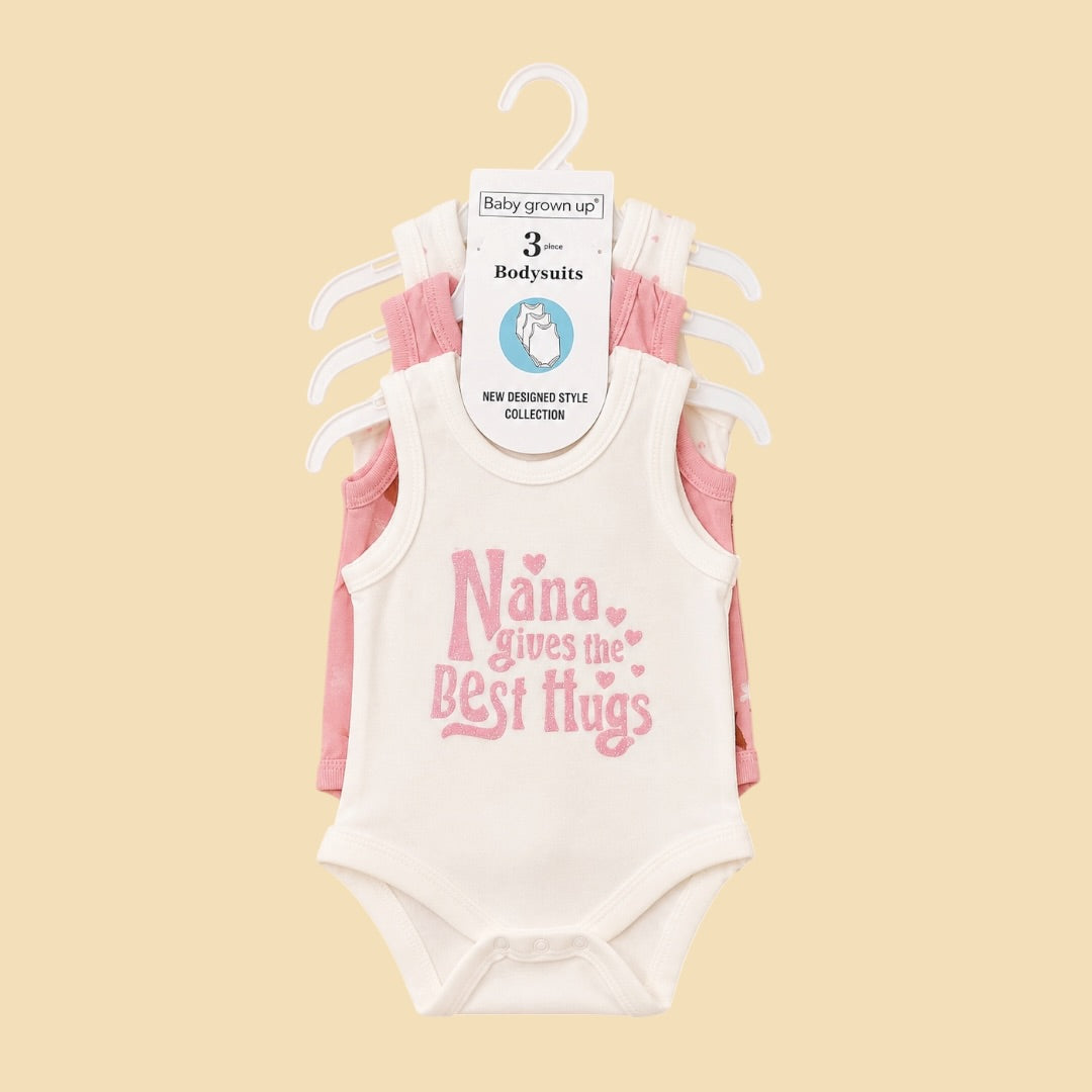 (0-3 Months ) 3 Pcs Imported thai Body suit