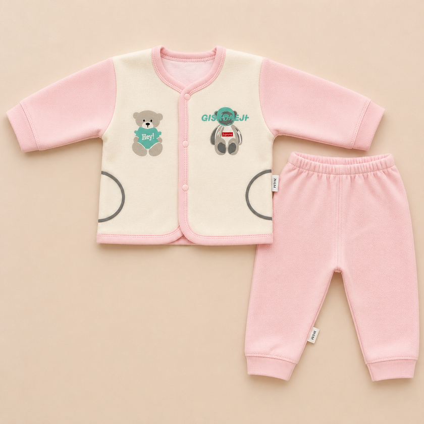 Winter fleece 0-6 months suit