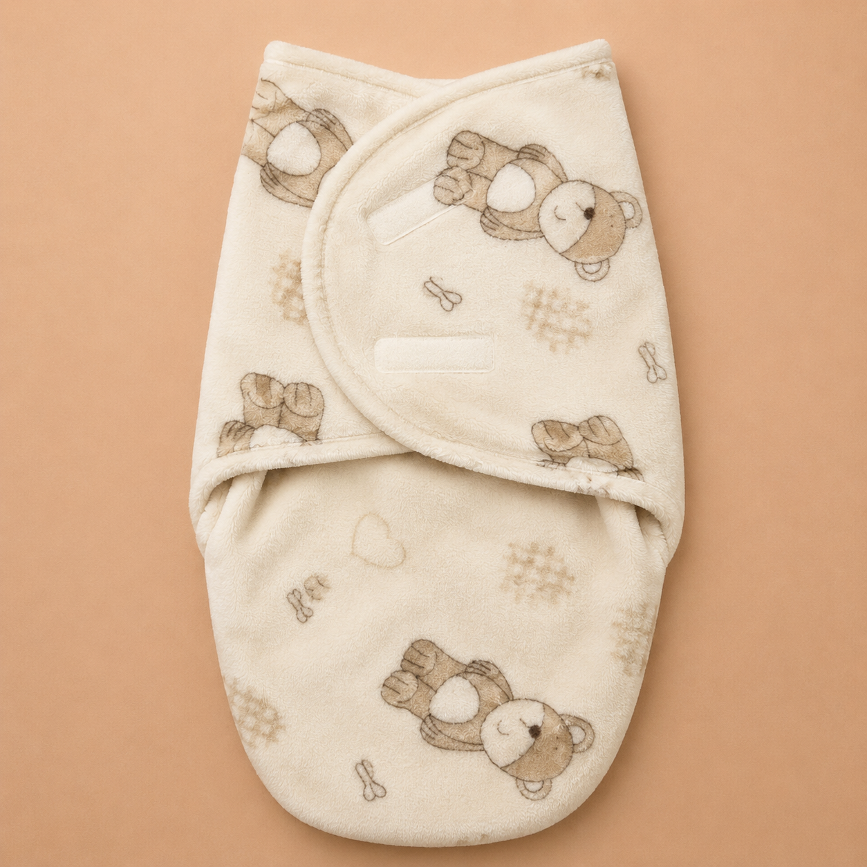 Baby winter fleece swaddle 0-3