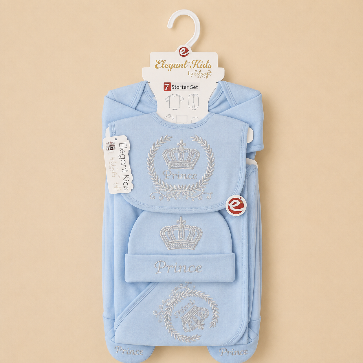 Baby 7 pcs Winter Starter Set ( prince / princess)