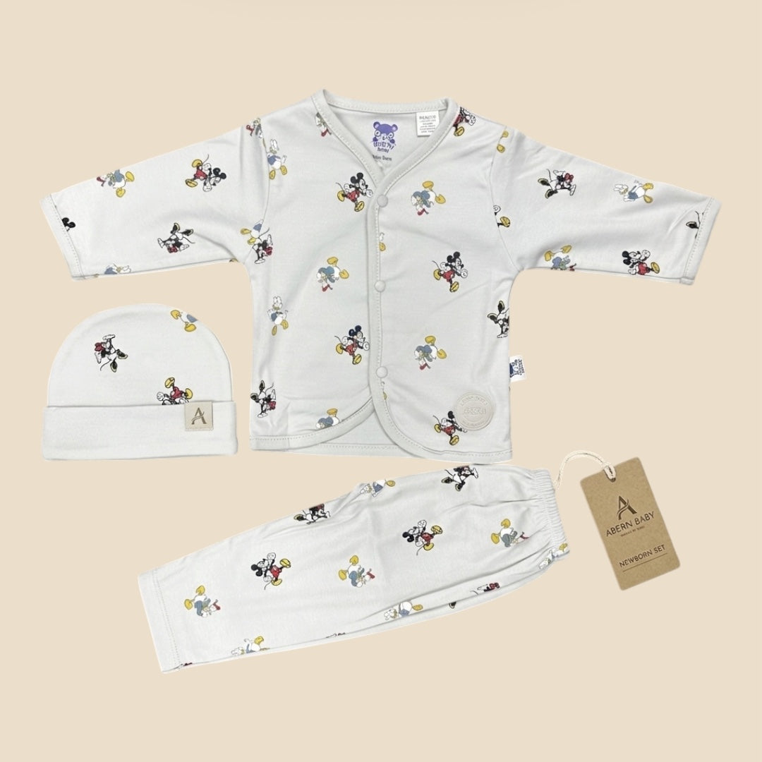 0-3 Months Baby cotton suit 3in1