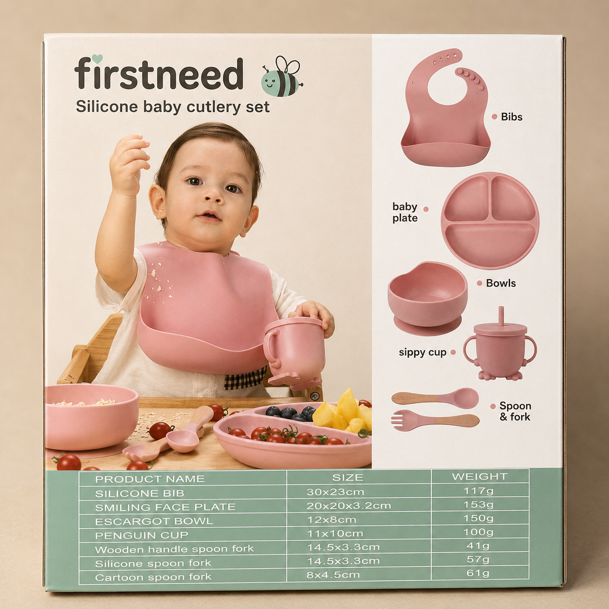 Silicon Baby cutlery Set