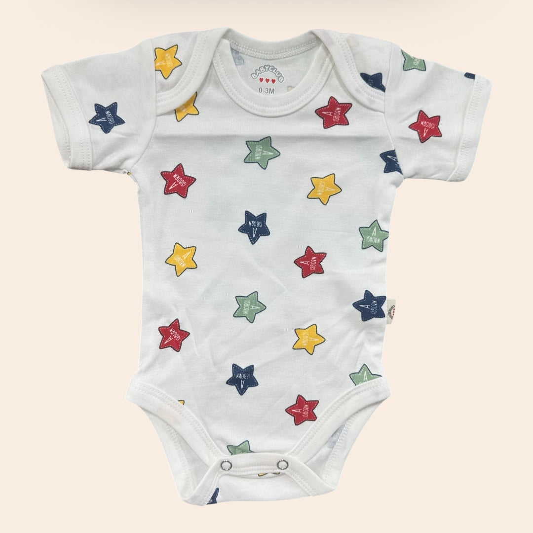 Color Half Sleeve Body Suit