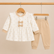 Baby Girls blended cotton suit