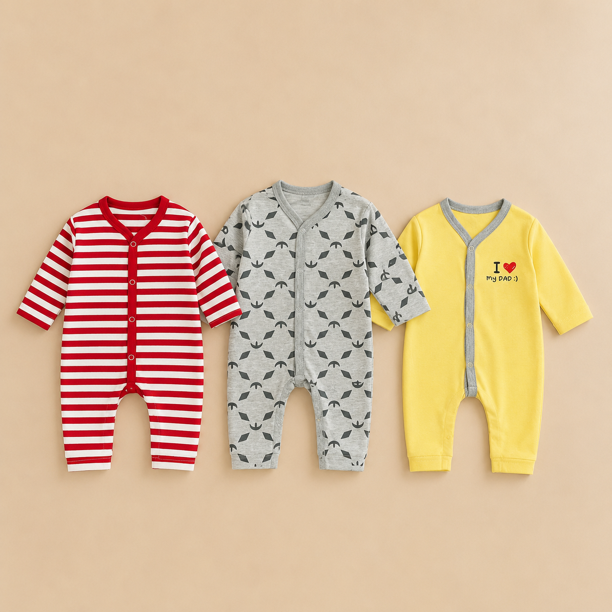 Baby 3pcs romper set