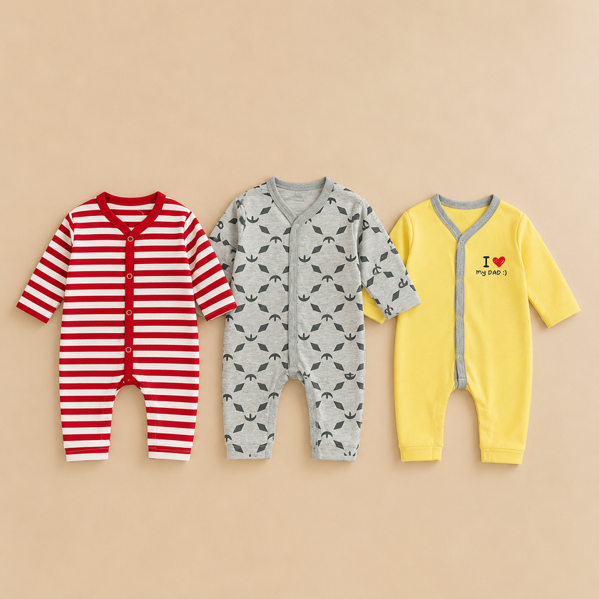 Baby 3pcs romper set