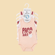 (0-3 Months ) 3 Pcs Imported thai Body suit