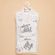12 pcs Fleece welcome to world Starter set