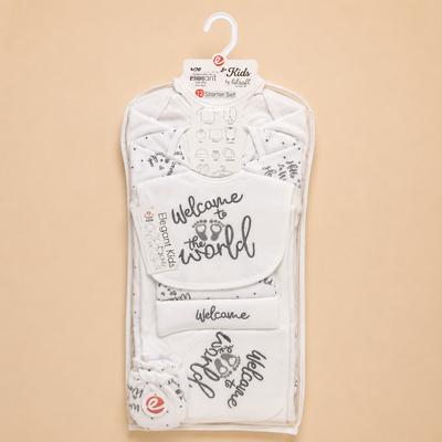 12 pcs Fleece welcome to world Starter set
