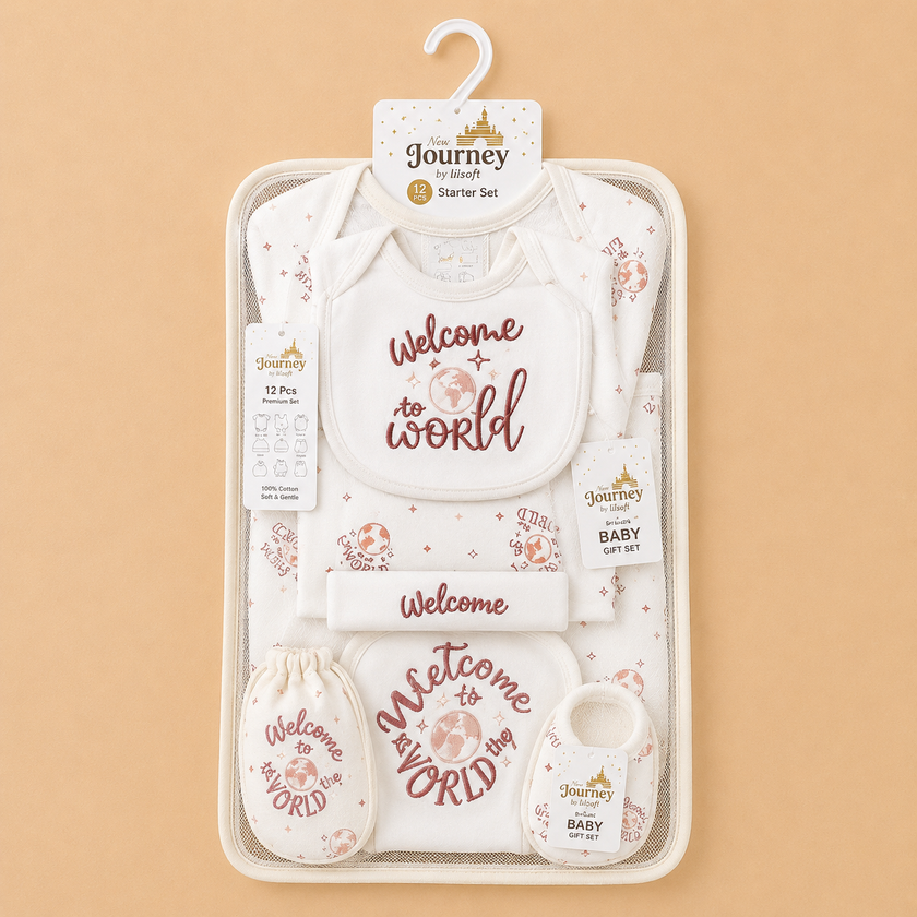 12 pcs Welcome to world Starter Set 0-6 months
