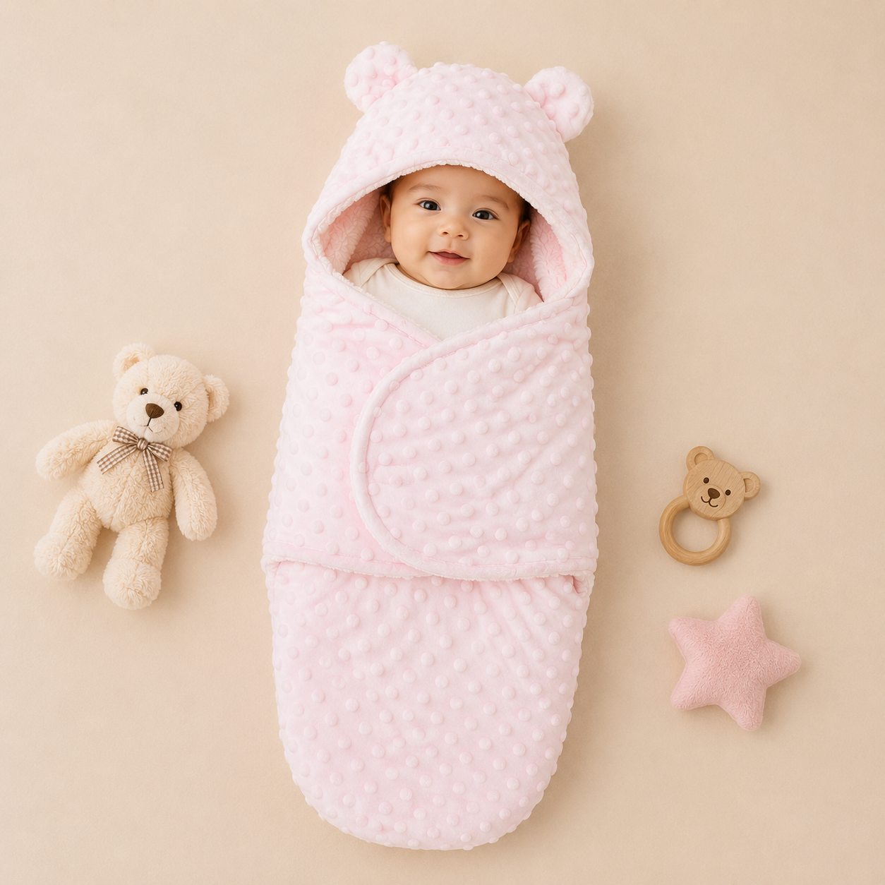 Baby Girl Imported Swaddle