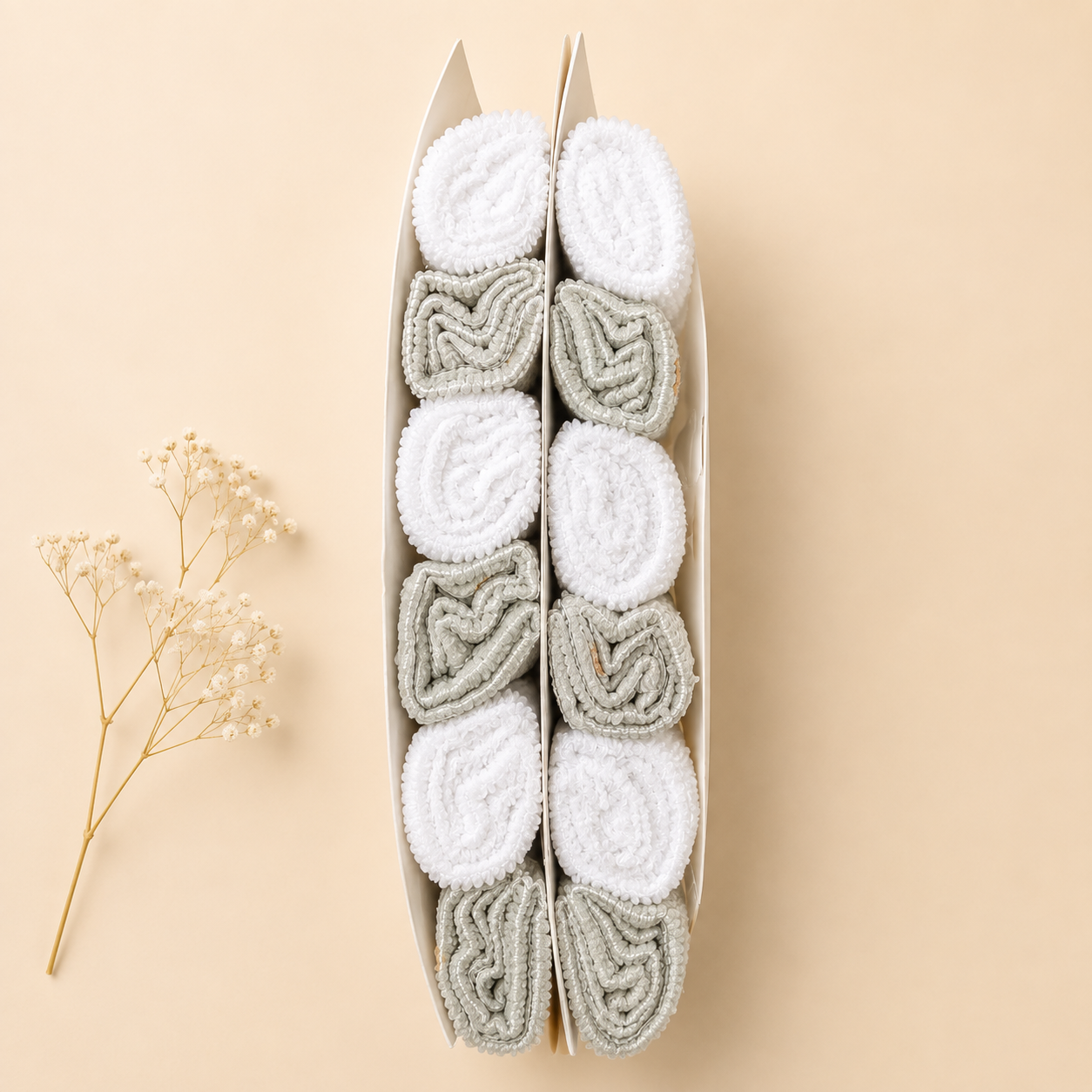 Pack of 12 wash clothes