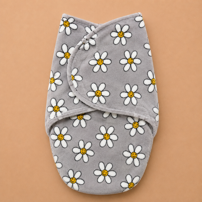 Baby winter fleece swaddle 0-3