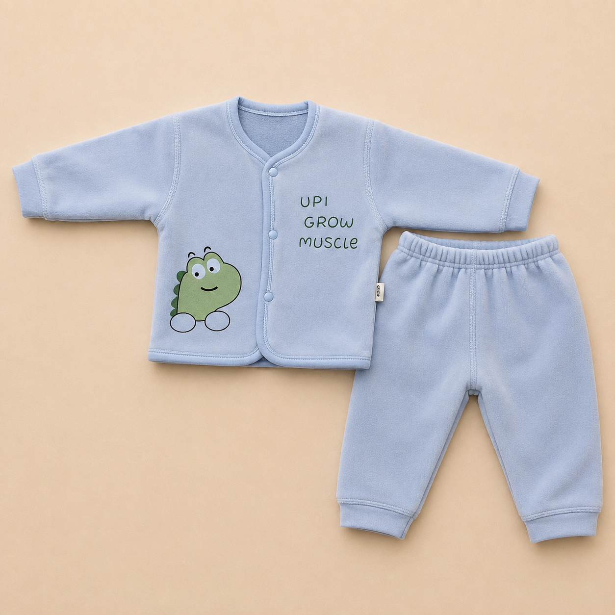 Baby winter fleece suit
