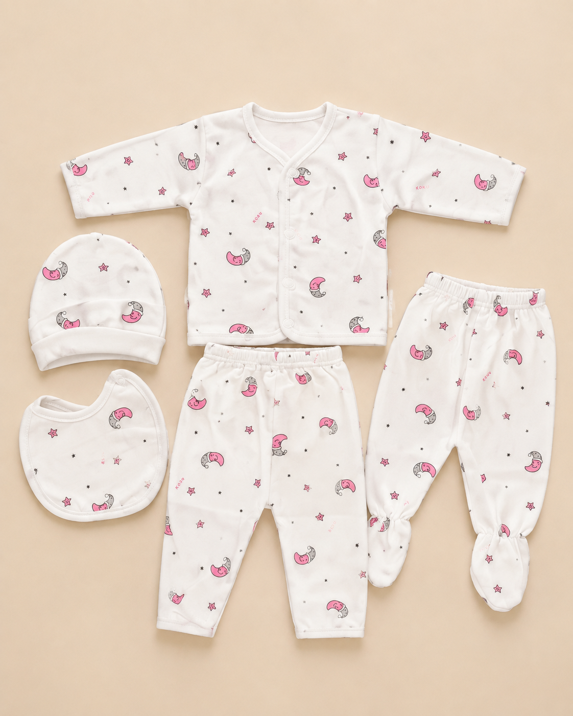 Imported 5 pcs 0-3 Fleece set