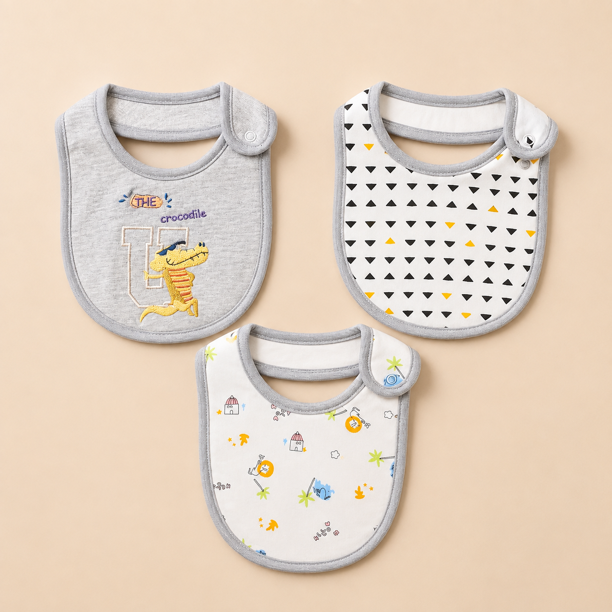 Pack of 3 bib Set
