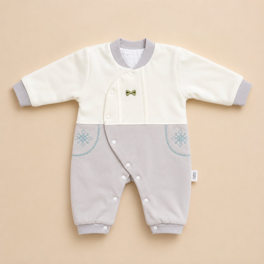 Baby girls pre winter romper