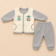 Winter fleece 0-6 months suit