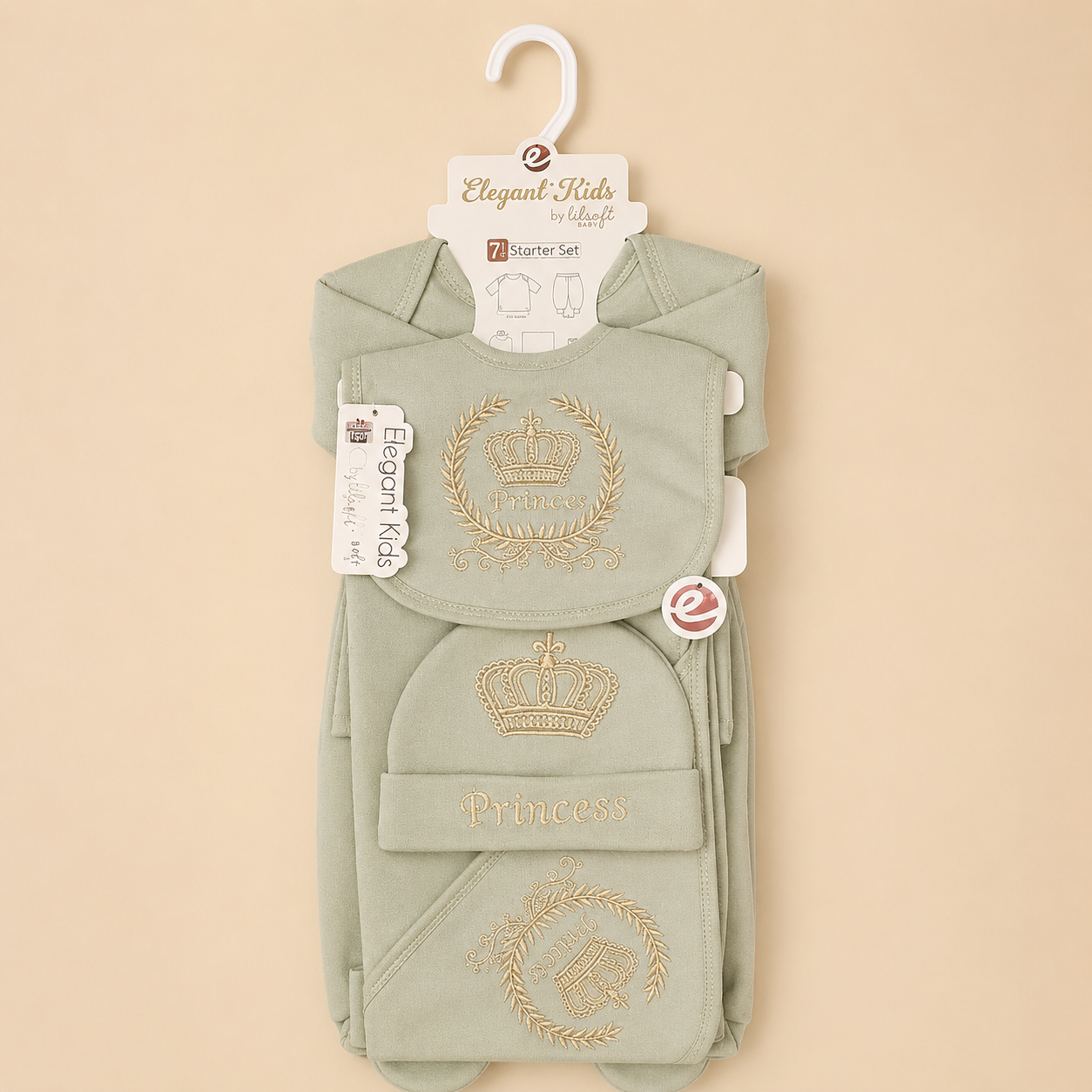 Baby 7 pcs Winter Starter Set ( prince / princess)