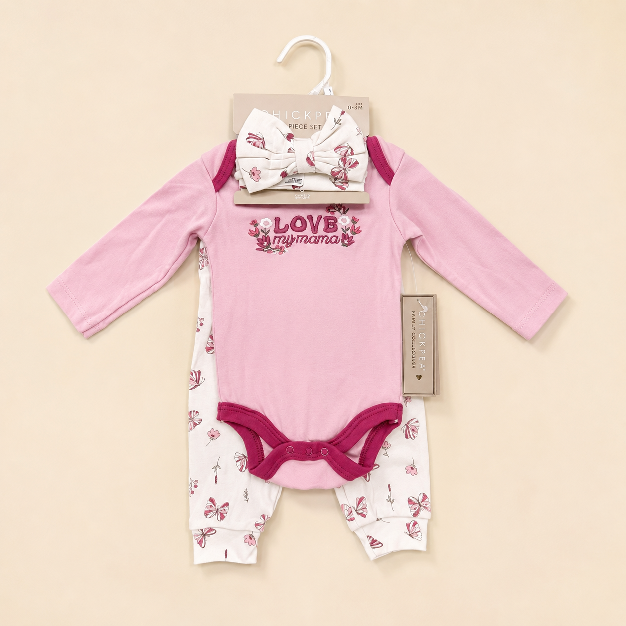 3In1 baby bodysuit set