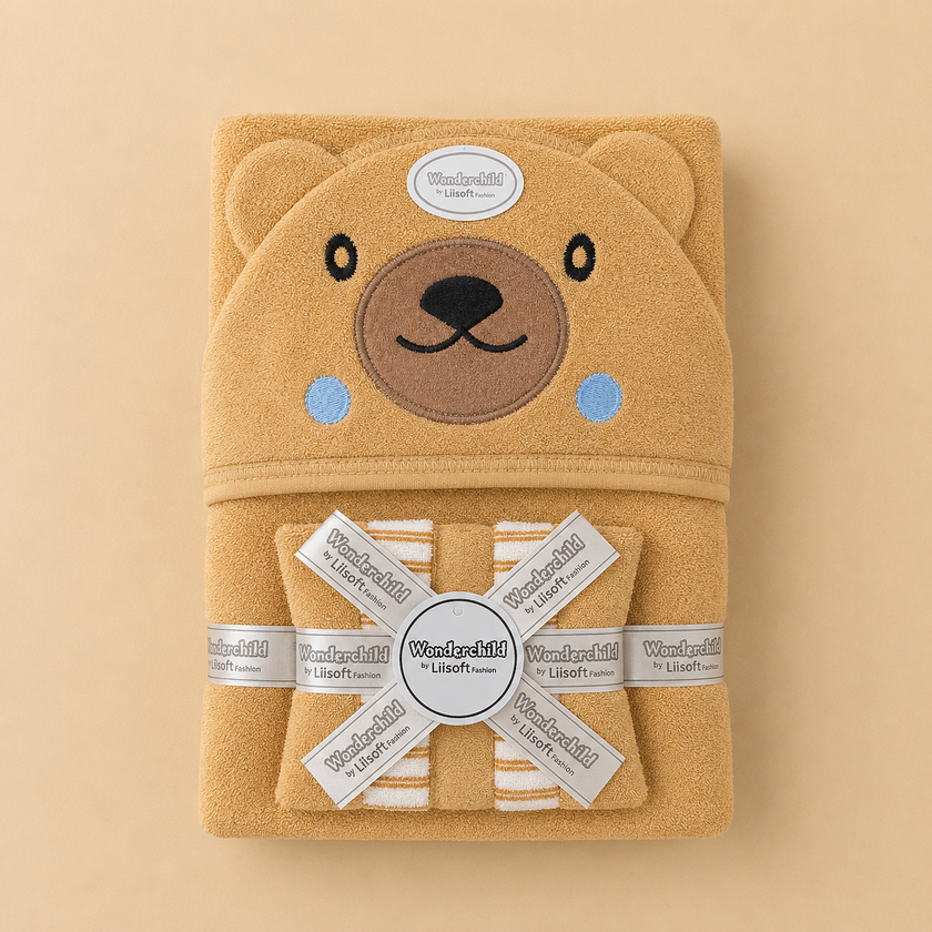 Baby BathTowel + Wash clothes