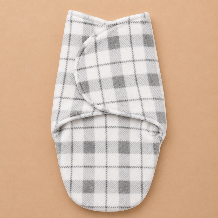 Baby winter fleece swaddle 0-3