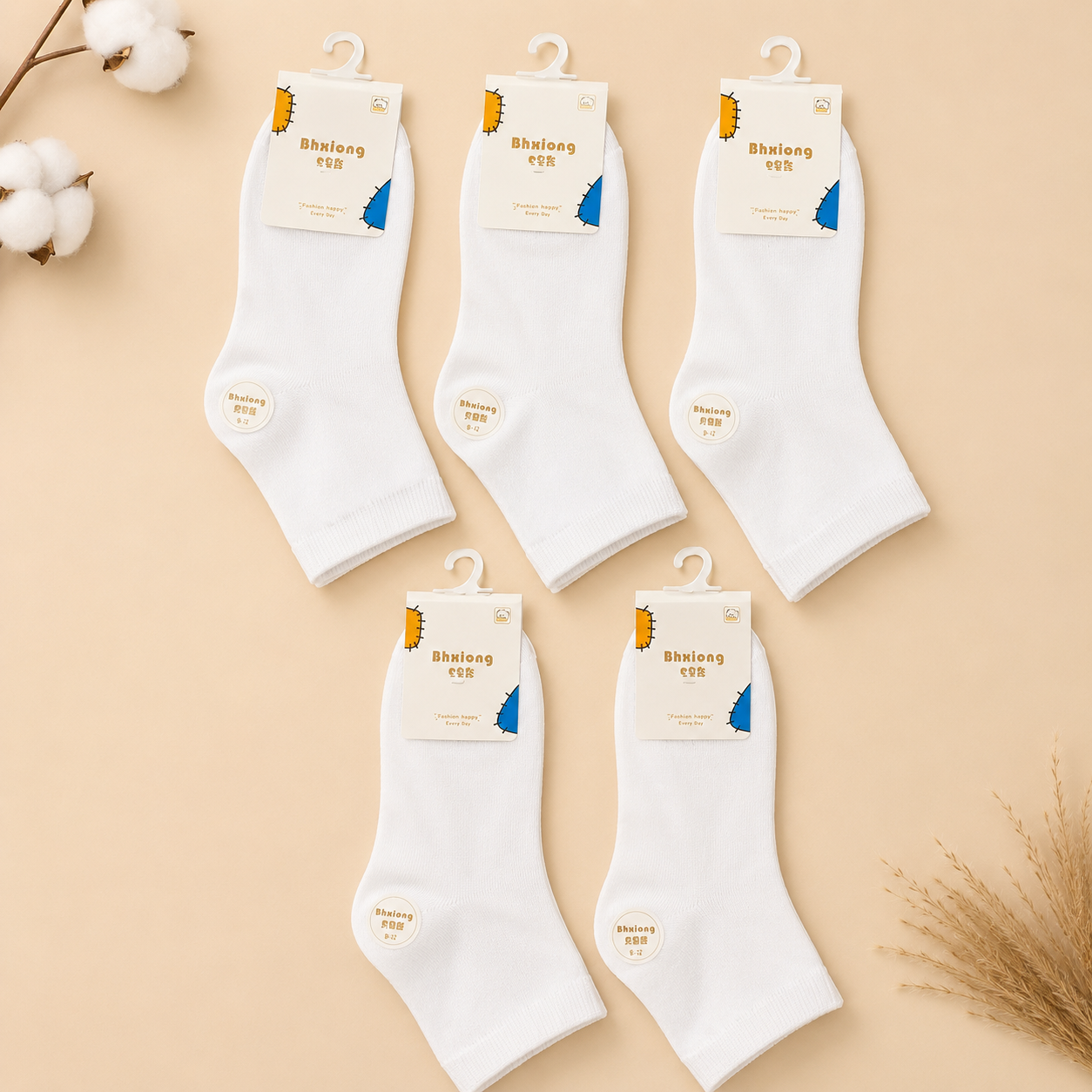 High ankle 5pcs pack