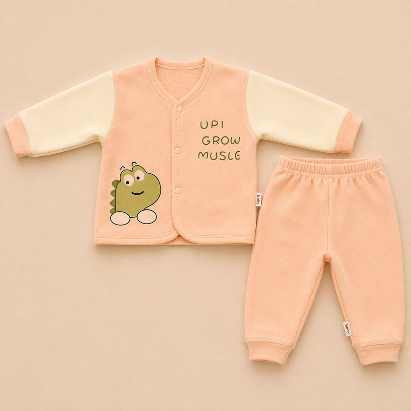 Baby winter fleece suit