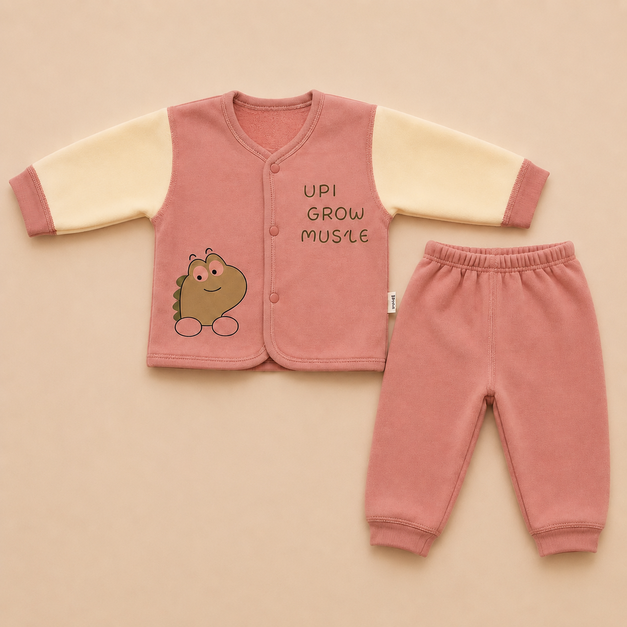 Baby winter fleece suit