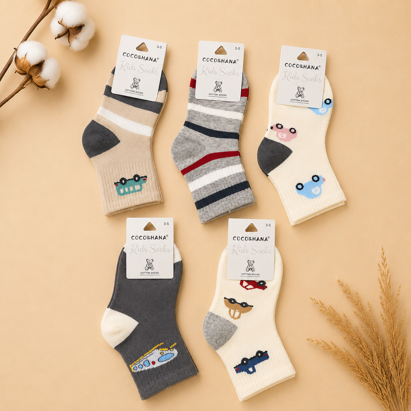 Cotton socks 5 pcs Packs