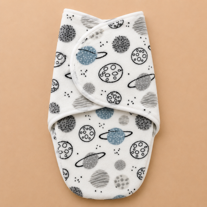 Winter fleece swaddle