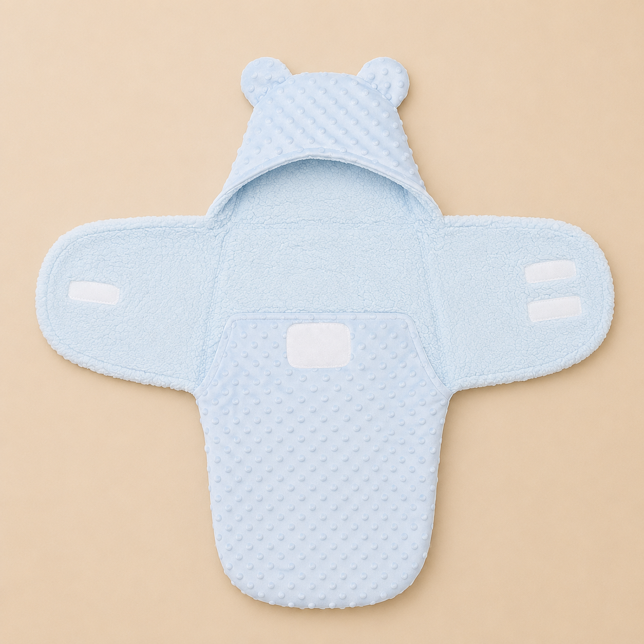Baby Boy Imported Fleece Swaddle