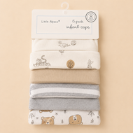 5pcs baby cap set 0-6 months
