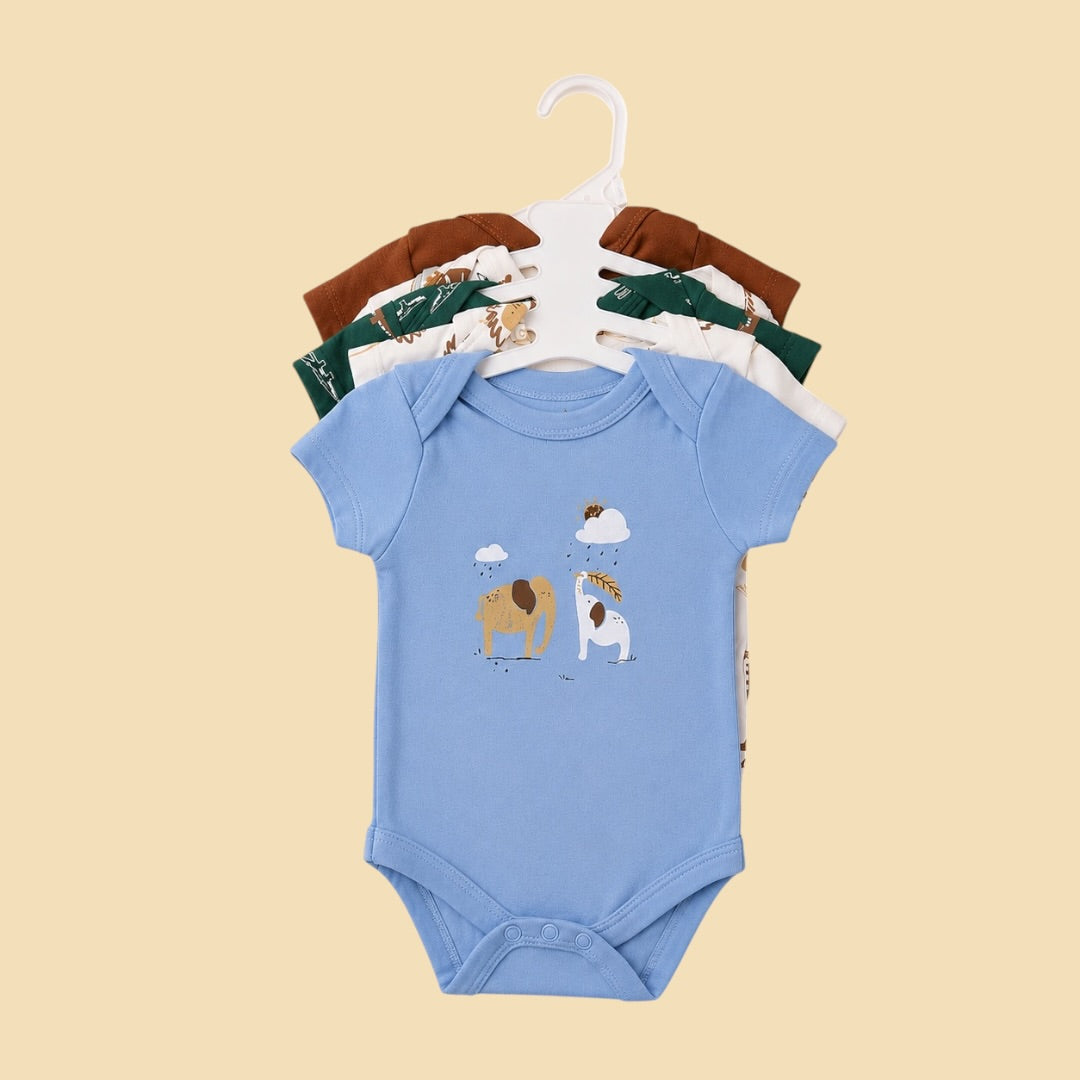 (0-3Month)5 pcs imported thai bodysuit