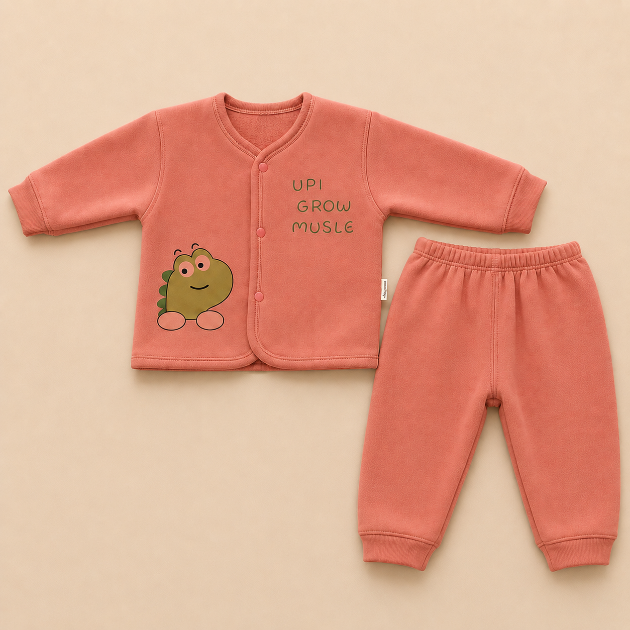 Baby winter fleece suit