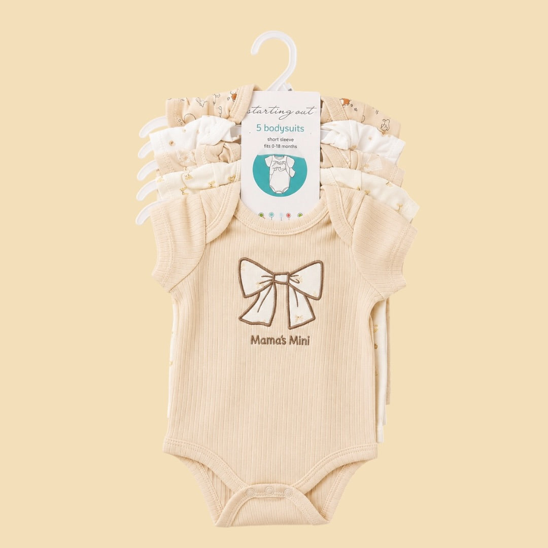 (0-3Month)5 pcs imported thai bodysuit