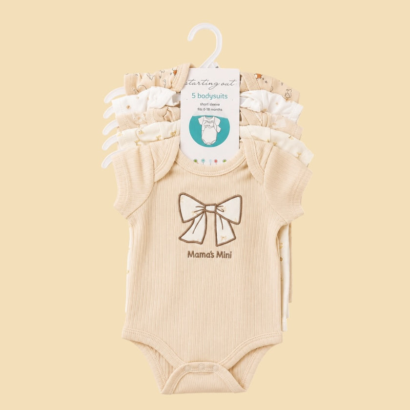 (0-3Month)5 pcs imported thai bodysuit