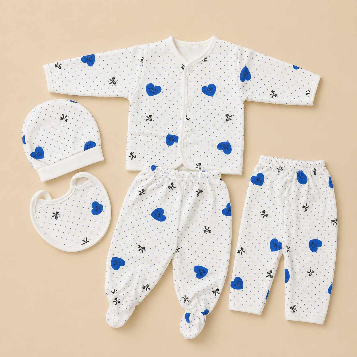 Imported 5 pcs 0-3 Fleece set