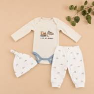 3In1 baby bodysuit set