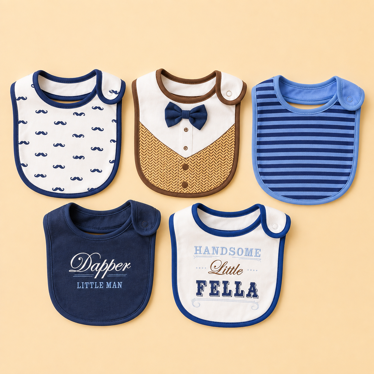Baby Boy 5pcs Bib