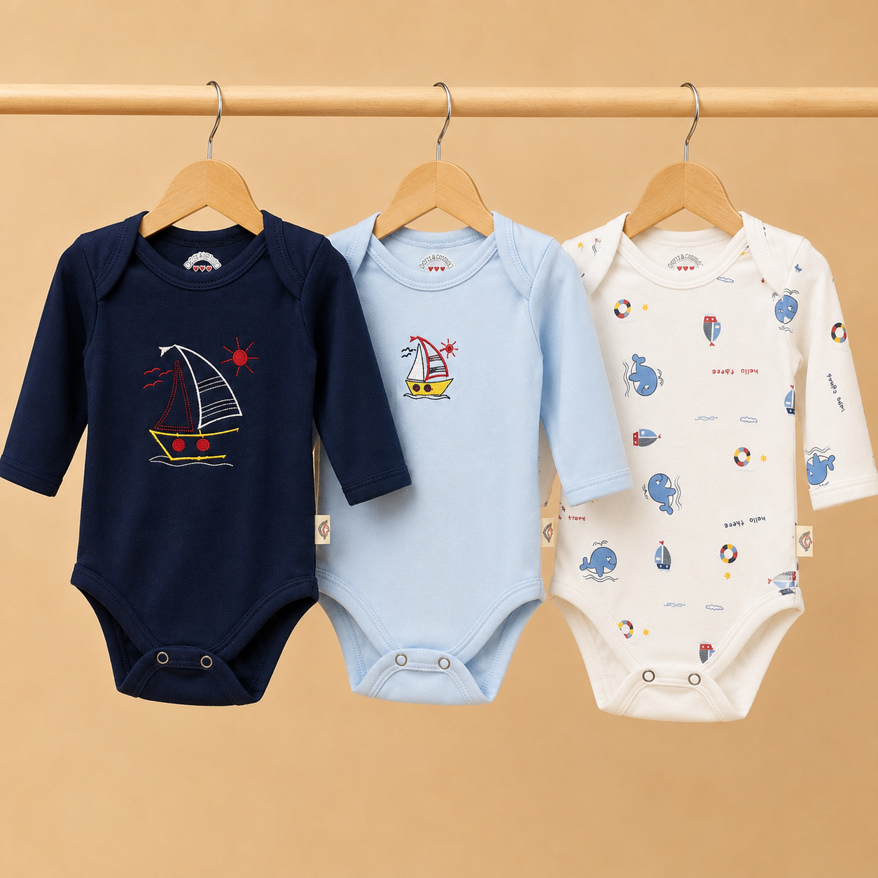 Baby bodysuit 3pcs