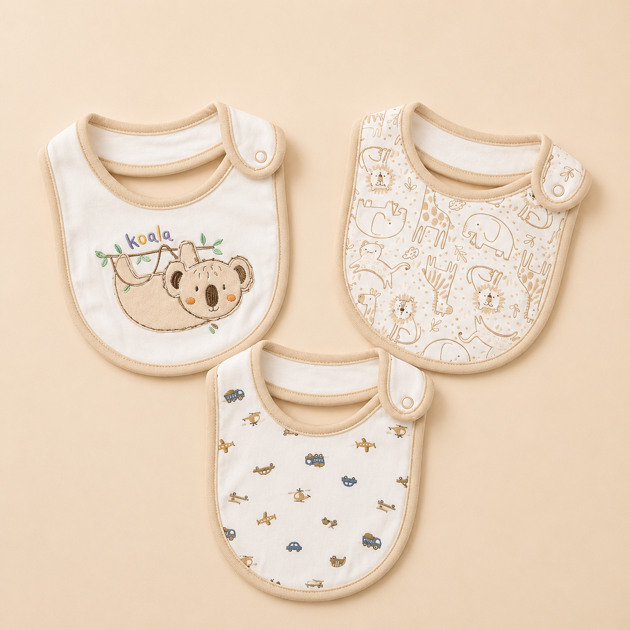 3 pack bib set