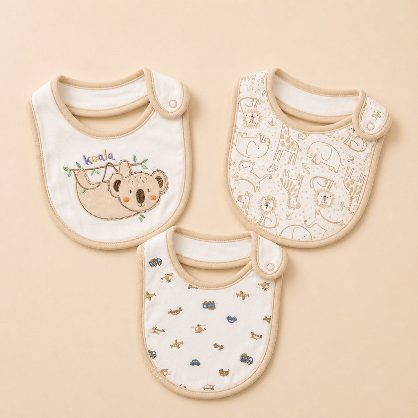3 pack bib set