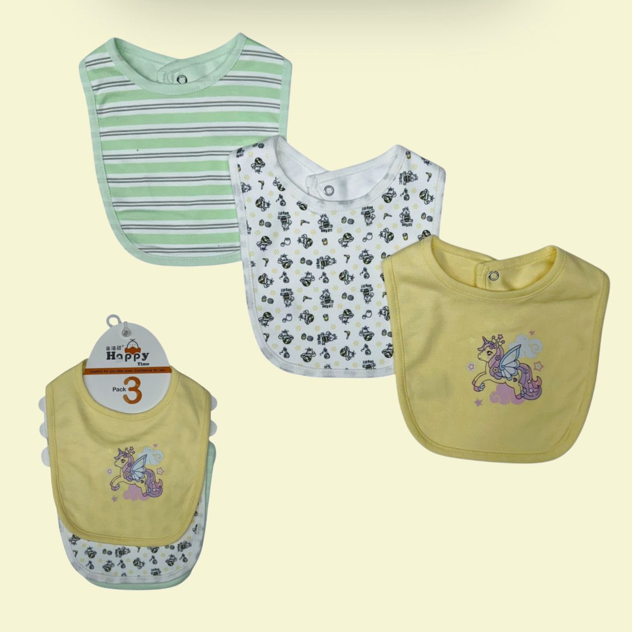3-piece Bib Pack