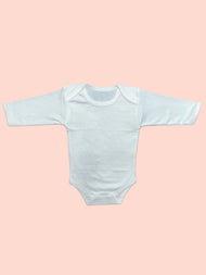 Plain White Cotton  Bodysuit