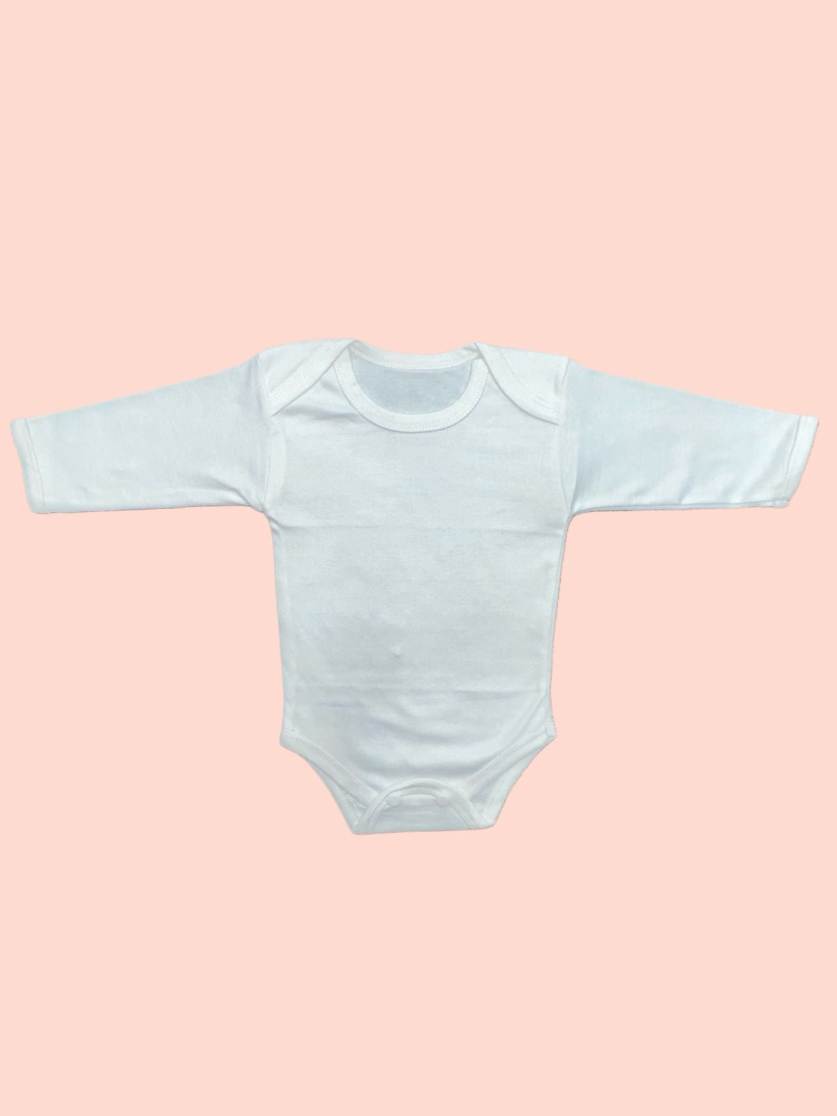 Plain White Cotton  Bodysuit