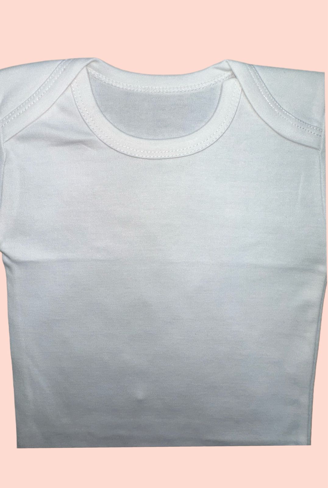 Plain White Cotton  Bodysuit