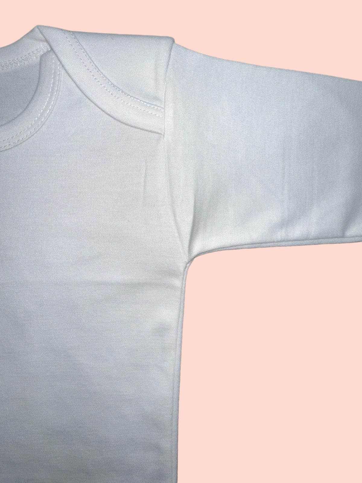 Plain White Cotton  Bodysuit